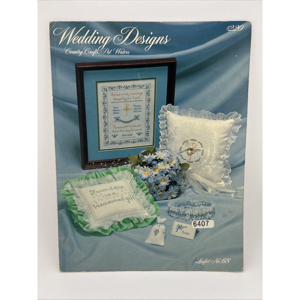 Country Crafts Cross Stitch Pattern “Wedding Designs” Leaflet 68